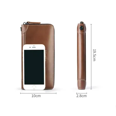 PANACHE BROWN LEATHER WALLET